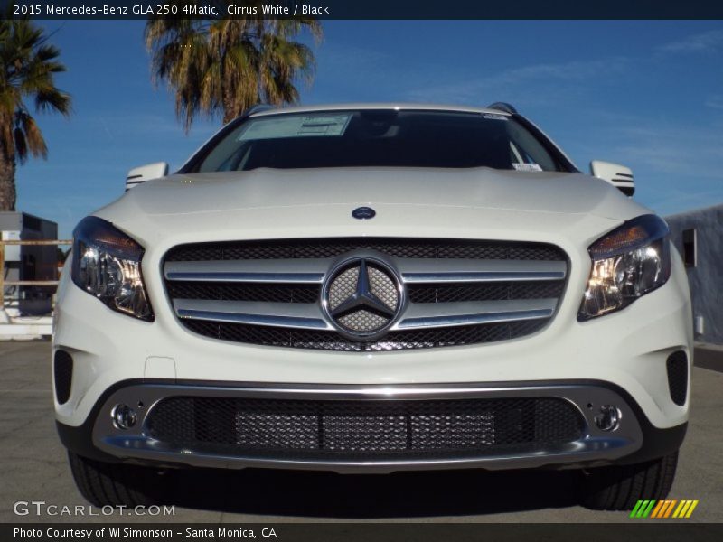 Cirrus White / Black 2015 Mercedes-Benz GLA 250 4Matic