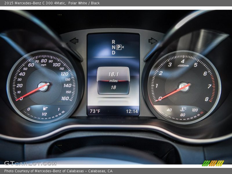 Polar White / Black 2015 Mercedes-Benz C 300 4Matic
