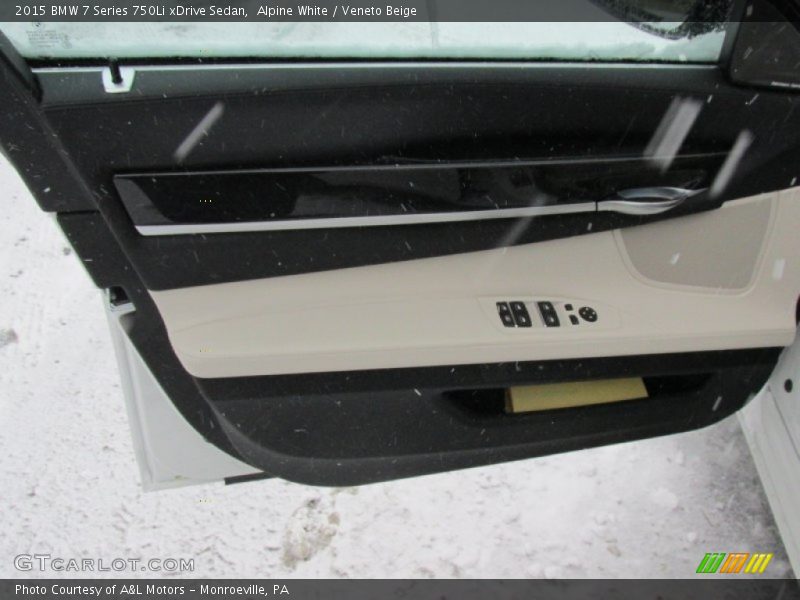 Alpine White / Veneto Beige 2015 BMW 7 Series 750Li xDrive Sedan
