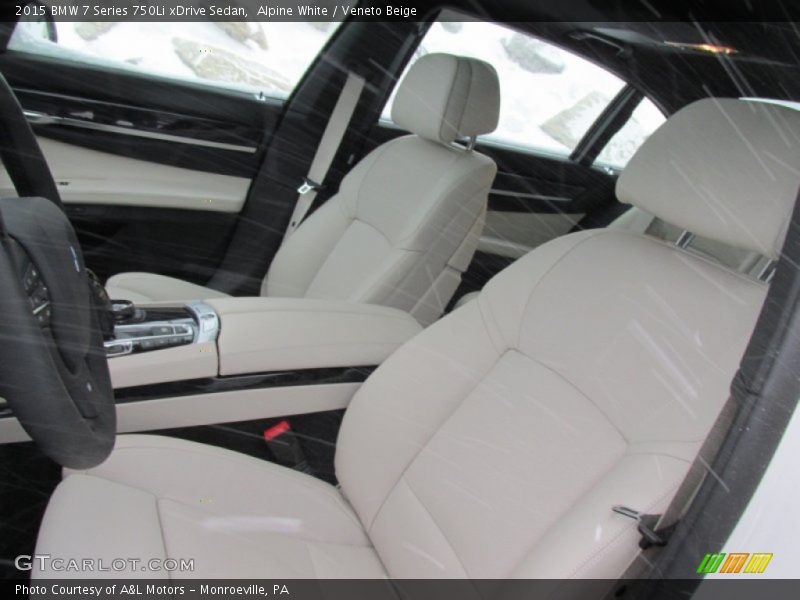 Alpine White / Veneto Beige 2015 BMW 7 Series 750Li xDrive Sedan