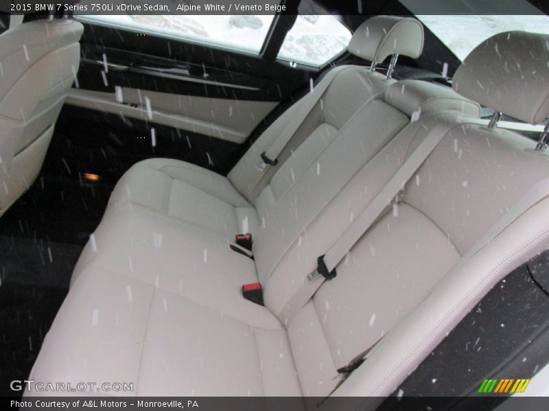 Alpine White / Veneto Beige 2015 BMW 7 Series 750Li xDrive Sedan