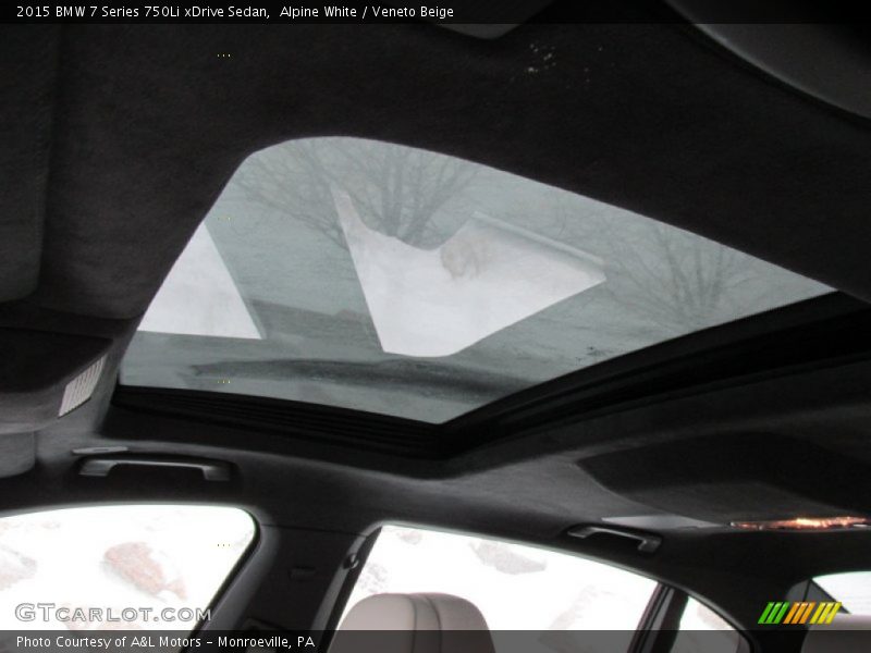 Alpine White / Veneto Beige 2015 BMW 7 Series 750Li xDrive Sedan