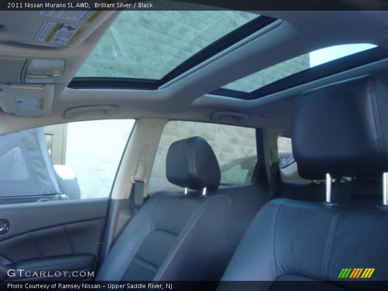 Brilliant Silver / Black 2011 Nissan Murano SL AWD