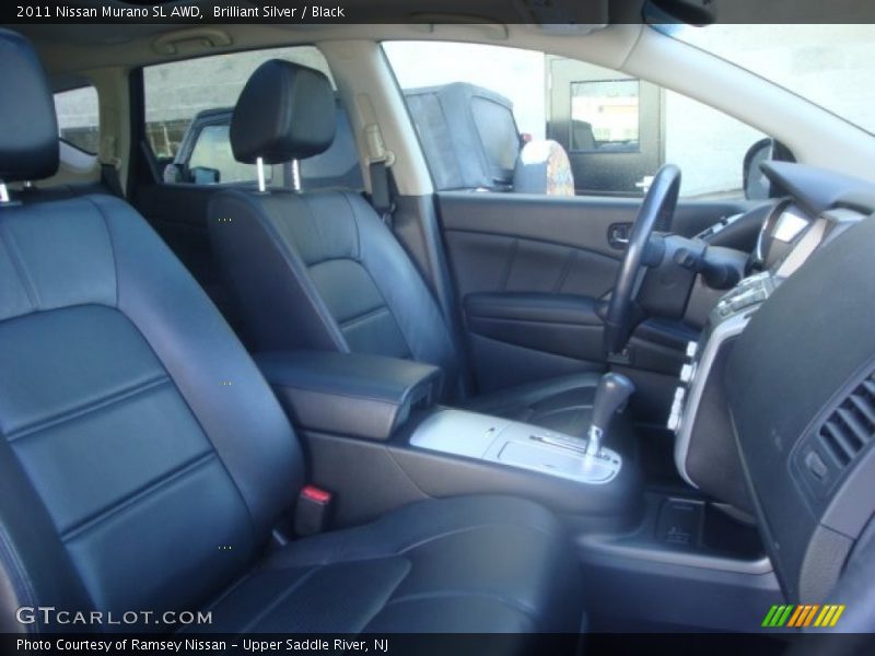 Brilliant Silver / Black 2011 Nissan Murano SL AWD