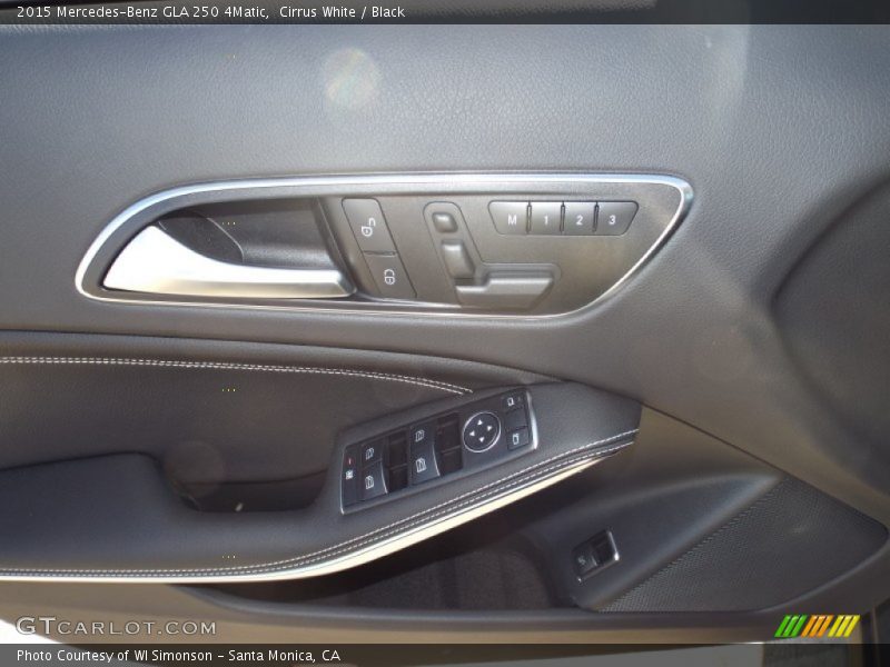 Cirrus White / Black 2015 Mercedes-Benz GLA 250 4Matic
