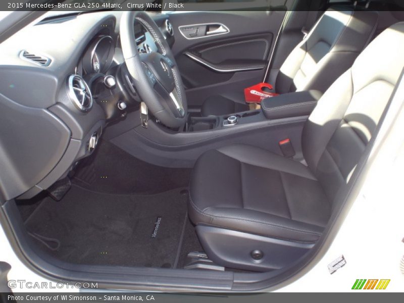 Cirrus White / Black 2015 Mercedes-Benz GLA 250 4Matic