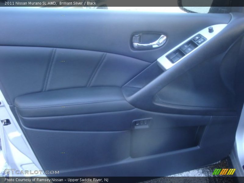 Brilliant Silver / Black 2011 Nissan Murano SL AWD