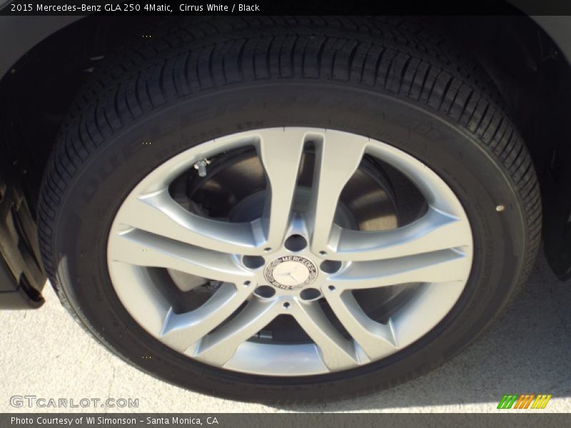 Cirrus White / Black 2015 Mercedes-Benz GLA 250 4Matic