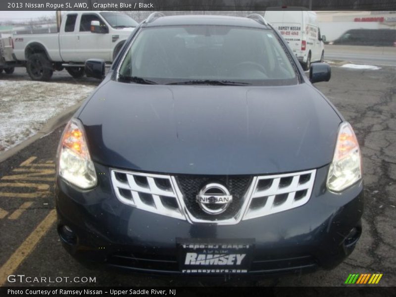 Graphite Blue / Black 2013 Nissan Rogue SL AWD
