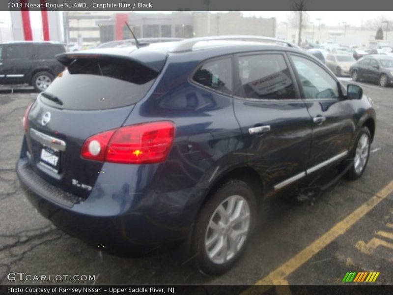 Graphite Blue / Black 2013 Nissan Rogue SL AWD