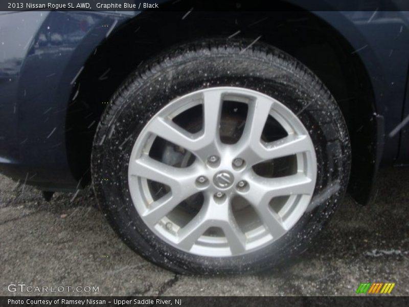 Graphite Blue / Black 2013 Nissan Rogue SL AWD