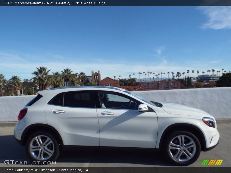 Cirrus White / Beige 2015 Mercedes-Benz GLA 250 4Matic