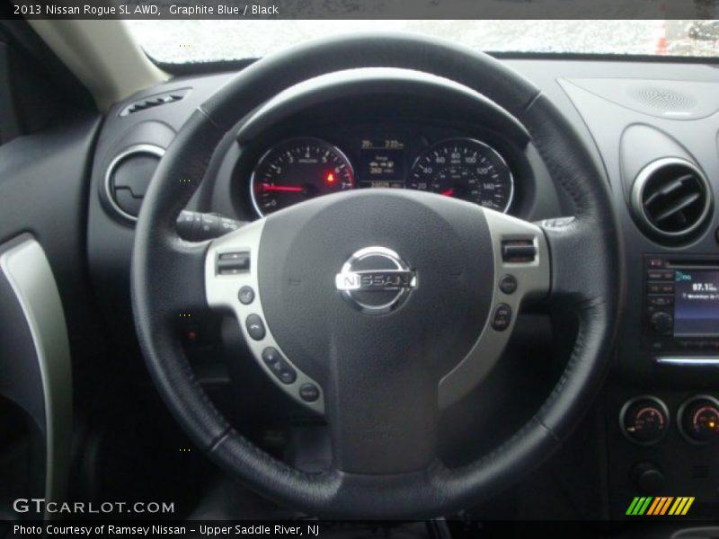 Graphite Blue / Black 2013 Nissan Rogue SL AWD