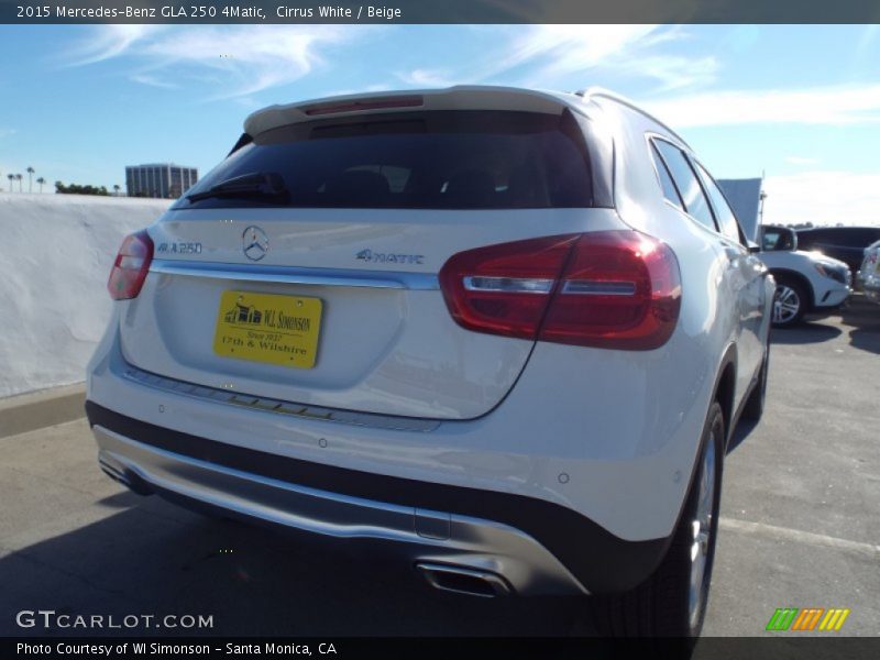 Cirrus White / Beige 2015 Mercedes-Benz GLA 250 4Matic