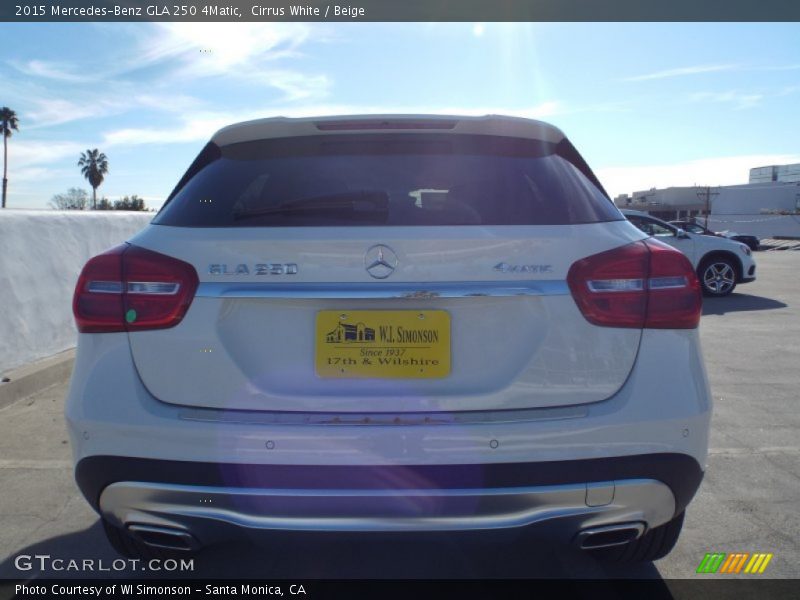 Cirrus White / Beige 2015 Mercedes-Benz GLA 250 4Matic
