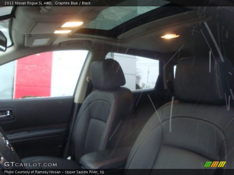 Graphite Blue / Black 2013 Nissan Rogue SL AWD