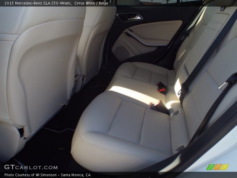 Cirrus White / Beige 2015 Mercedes-Benz GLA 250 4Matic