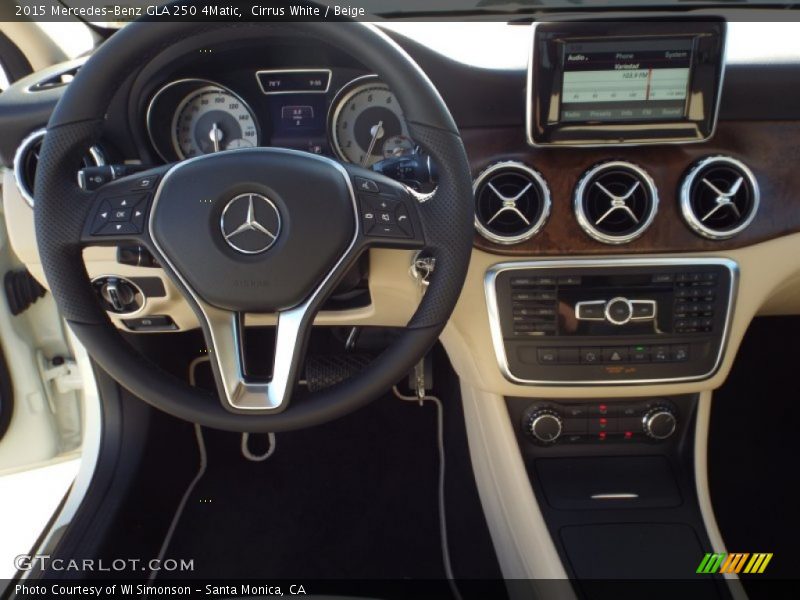 Cirrus White / Beige 2015 Mercedes-Benz GLA 250 4Matic