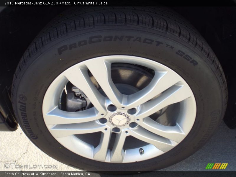 Cirrus White / Beige 2015 Mercedes-Benz GLA 250 4Matic