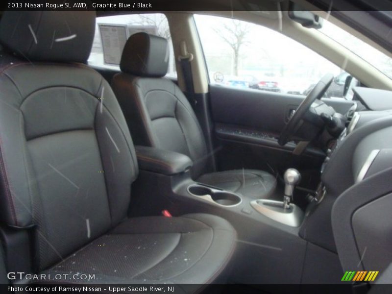 Graphite Blue / Black 2013 Nissan Rogue SL AWD