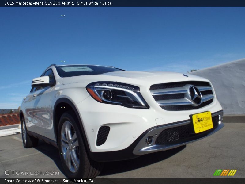 Cirrus White / Beige 2015 Mercedes-Benz GLA 250 4Matic