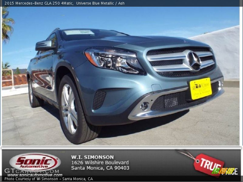 Universe Blue Metallic / Ash 2015 Mercedes-Benz GLA 250 4Matic