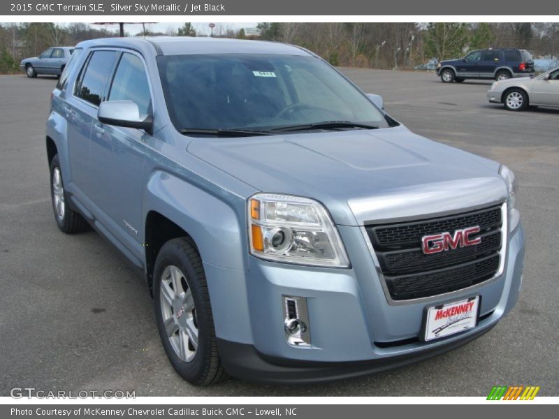 Silver Sky Metallic / Jet Black 2015 GMC Terrain SLE