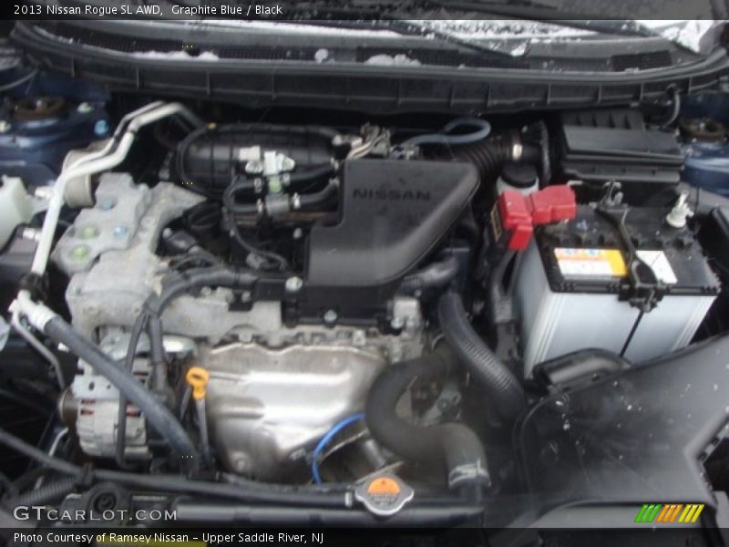 Graphite Blue / Black 2013 Nissan Rogue SL AWD
