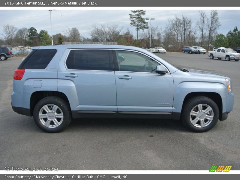 Silver Sky Metallic / Jet Black 2015 GMC Terrain SLE