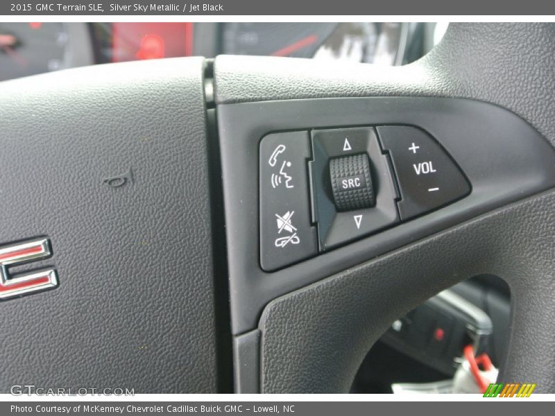 Silver Sky Metallic / Jet Black 2015 GMC Terrain SLE