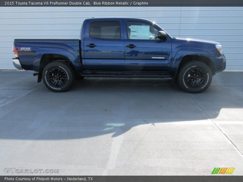 Blue Ribbon Metallic / Graphite 2015 Toyota Tacoma V6 PreRunner Double Cab