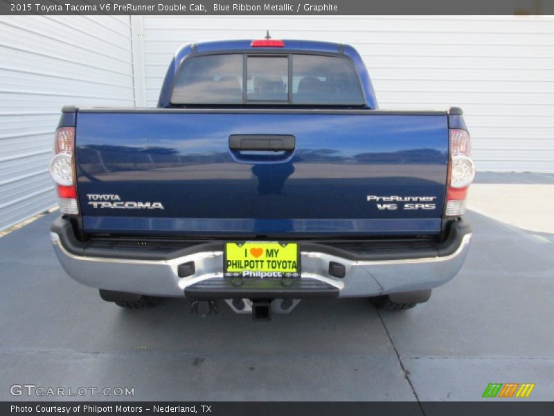 Blue Ribbon Metallic / Graphite 2015 Toyota Tacoma V6 PreRunner Double Cab