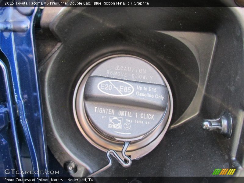 Blue Ribbon Metallic / Graphite 2015 Toyota Tacoma V6 PreRunner Double Cab