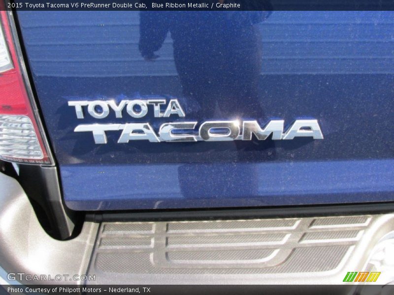 Blue Ribbon Metallic / Graphite 2015 Toyota Tacoma V6 PreRunner Double Cab
