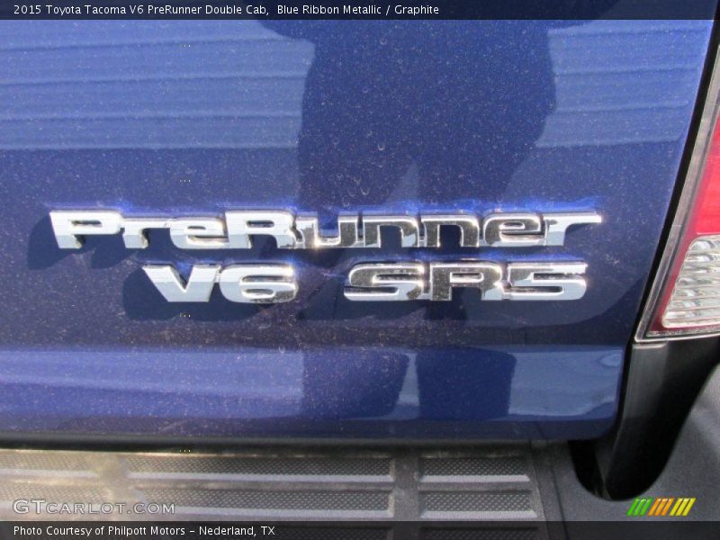 Blue Ribbon Metallic / Graphite 2015 Toyota Tacoma V6 PreRunner Double Cab