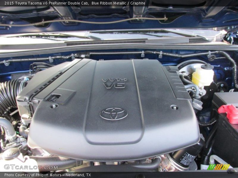 Blue Ribbon Metallic / Graphite 2015 Toyota Tacoma V6 PreRunner Double Cab