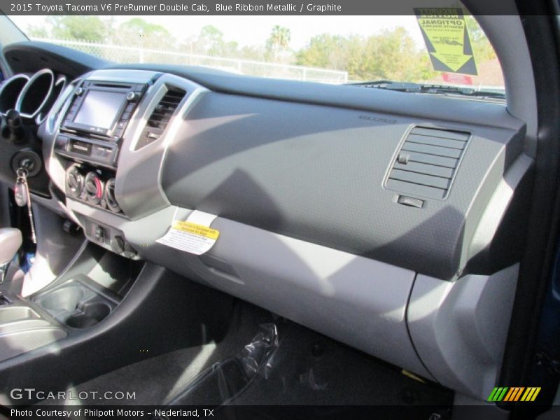 Blue Ribbon Metallic / Graphite 2015 Toyota Tacoma V6 PreRunner Double Cab