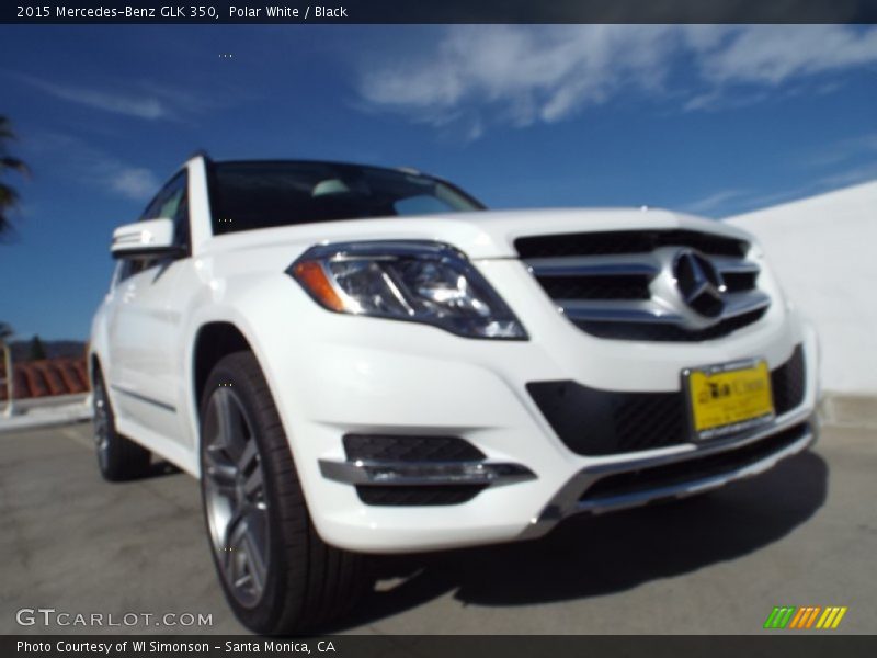 Polar White / Black 2015 Mercedes-Benz GLK 350