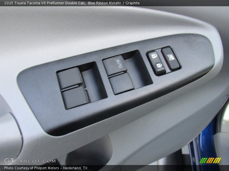 Blue Ribbon Metallic / Graphite 2015 Toyota Tacoma V6 PreRunner Double Cab