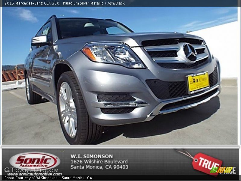Paladium Silver Metallic / Ash/Black 2015 Mercedes-Benz GLK 350