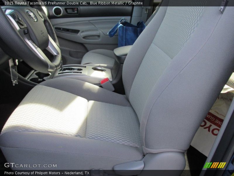 Blue Ribbon Metallic / Graphite 2015 Toyota Tacoma V6 PreRunner Double Cab