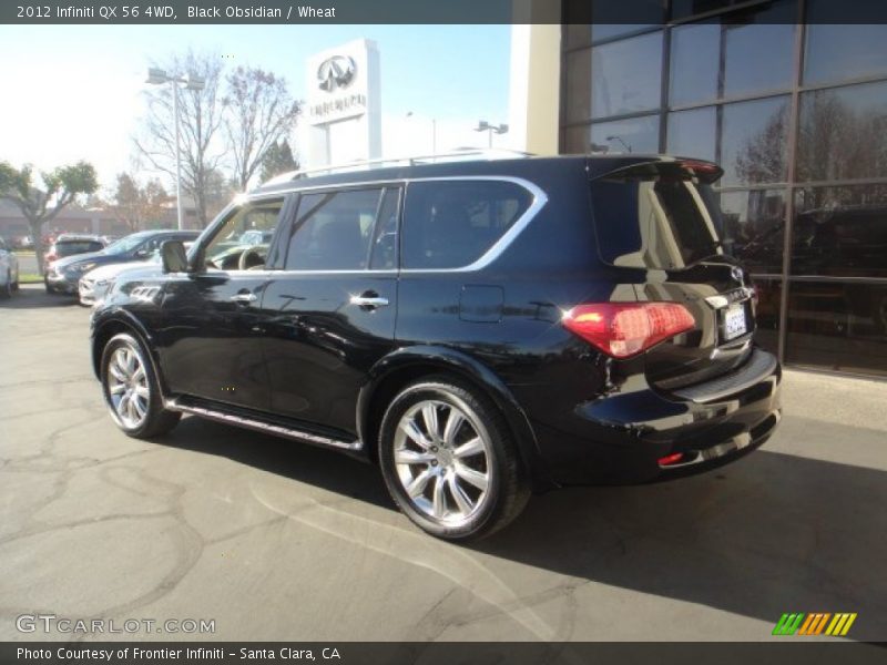 Black Obsidian / Wheat 2012 Infiniti QX 56 4WD
