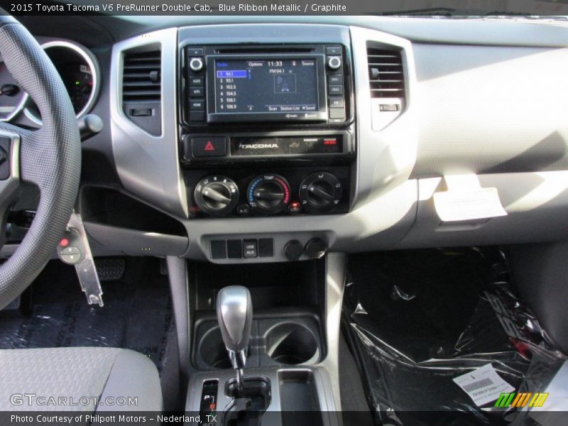 Blue Ribbon Metallic / Graphite 2015 Toyota Tacoma V6 PreRunner Double Cab