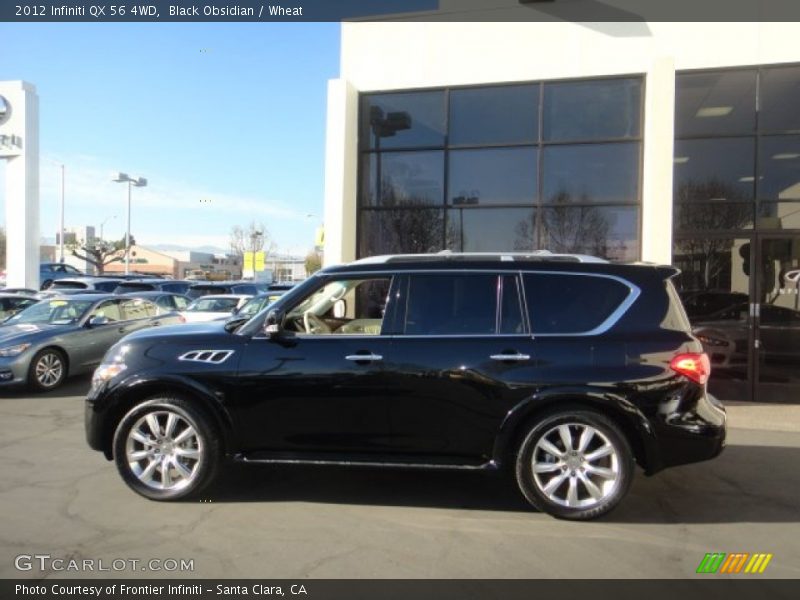 Black Obsidian / Wheat 2012 Infiniti QX 56 4WD