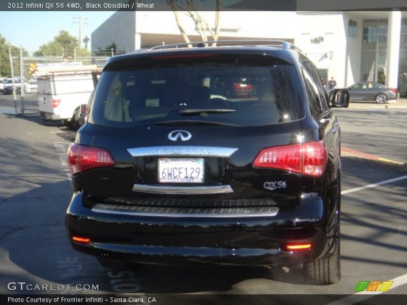 Black Obsidian / Wheat 2012 Infiniti QX 56 4WD