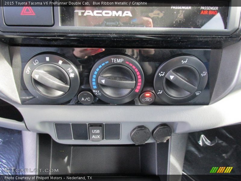 Blue Ribbon Metallic / Graphite 2015 Toyota Tacoma V6 PreRunner Double Cab
