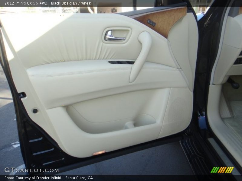 Black Obsidian / Wheat 2012 Infiniti QX 56 4WD