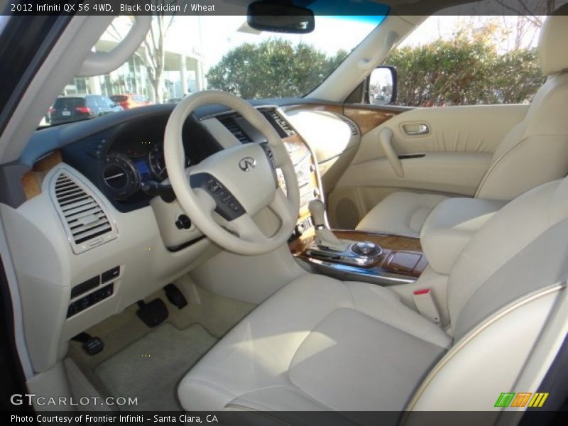 Black Obsidian / Wheat 2012 Infiniti QX 56 4WD