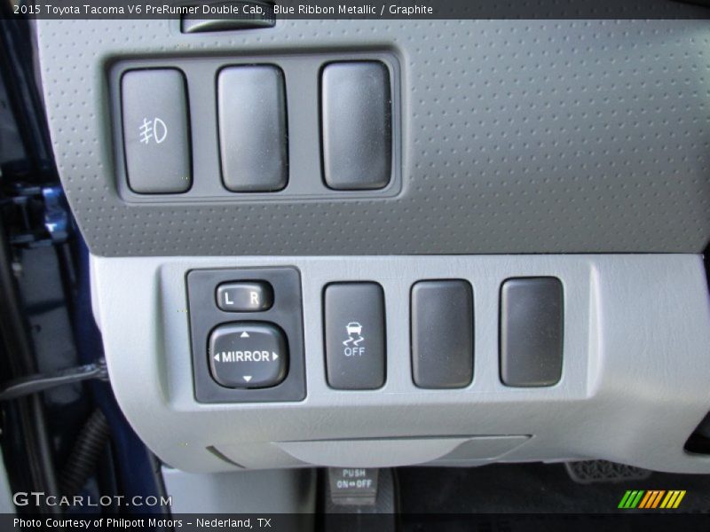 Blue Ribbon Metallic / Graphite 2015 Toyota Tacoma V6 PreRunner Double Cab