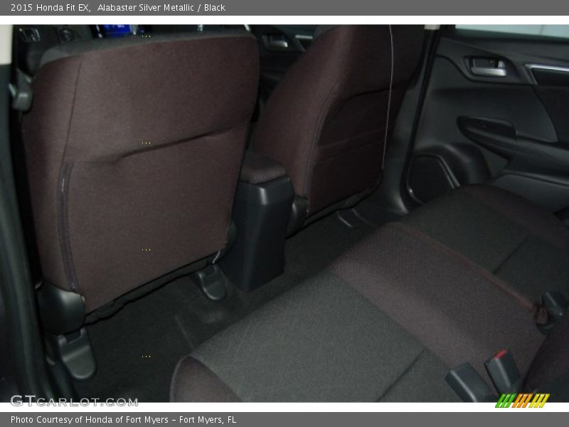 Alabaster Silver Metallic / Black 2015 Honda Fit EX